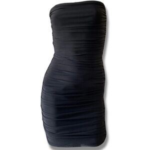 KatieJ NYC - Tween Pamela Mesh Ruched Dress - Size L